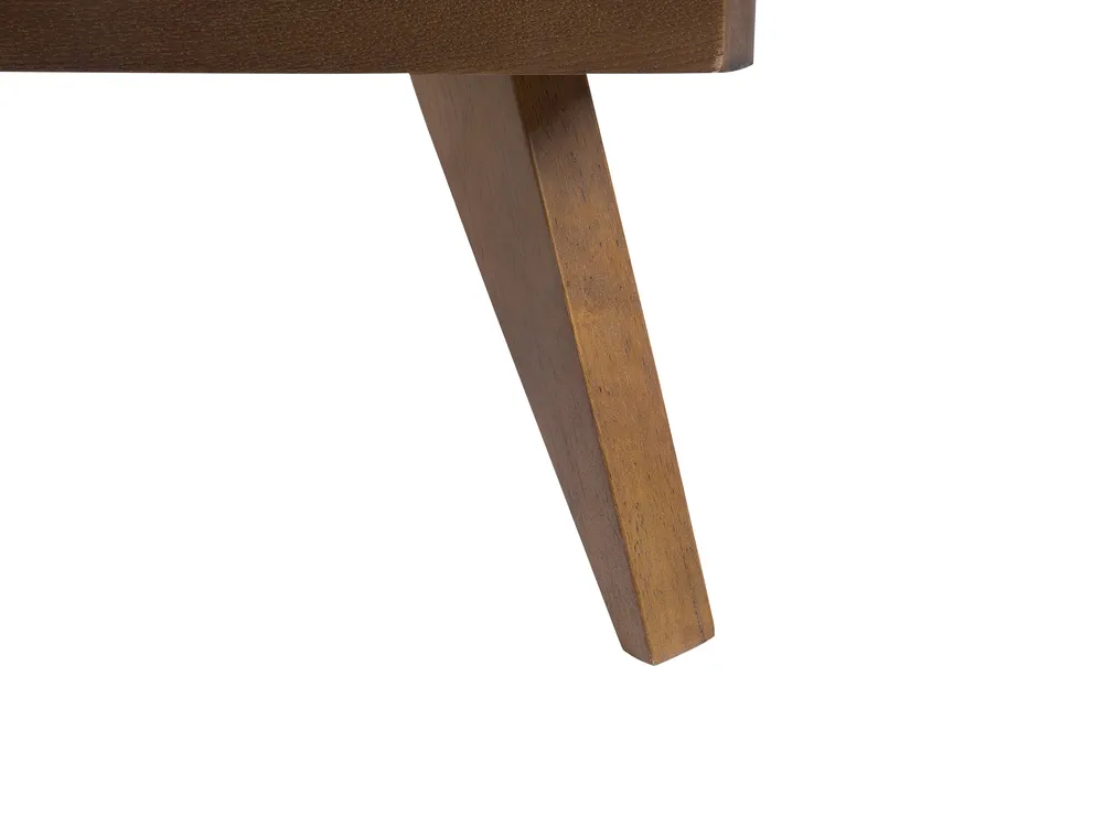 Bed without Headboard BERRIC 180 x 200 cm (EU Super King) Dark Ash Wood_739278