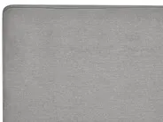Divan Bed with Storage MINISTER Fabric Light Grey 160 x 200 cm (EU King Size)_873513
