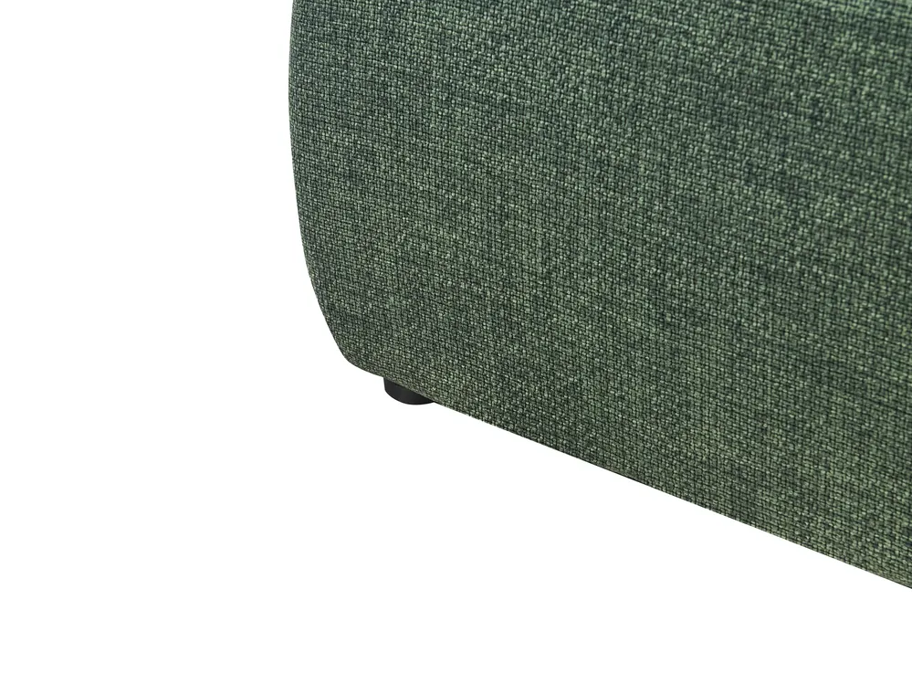 Ottoman Bed BAJONNA Fabric Dark Green 160 x 200 cm (EU King Size)_970627