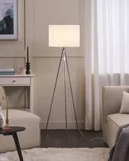 Floor Lamp VISTULA Metal Silver_706176