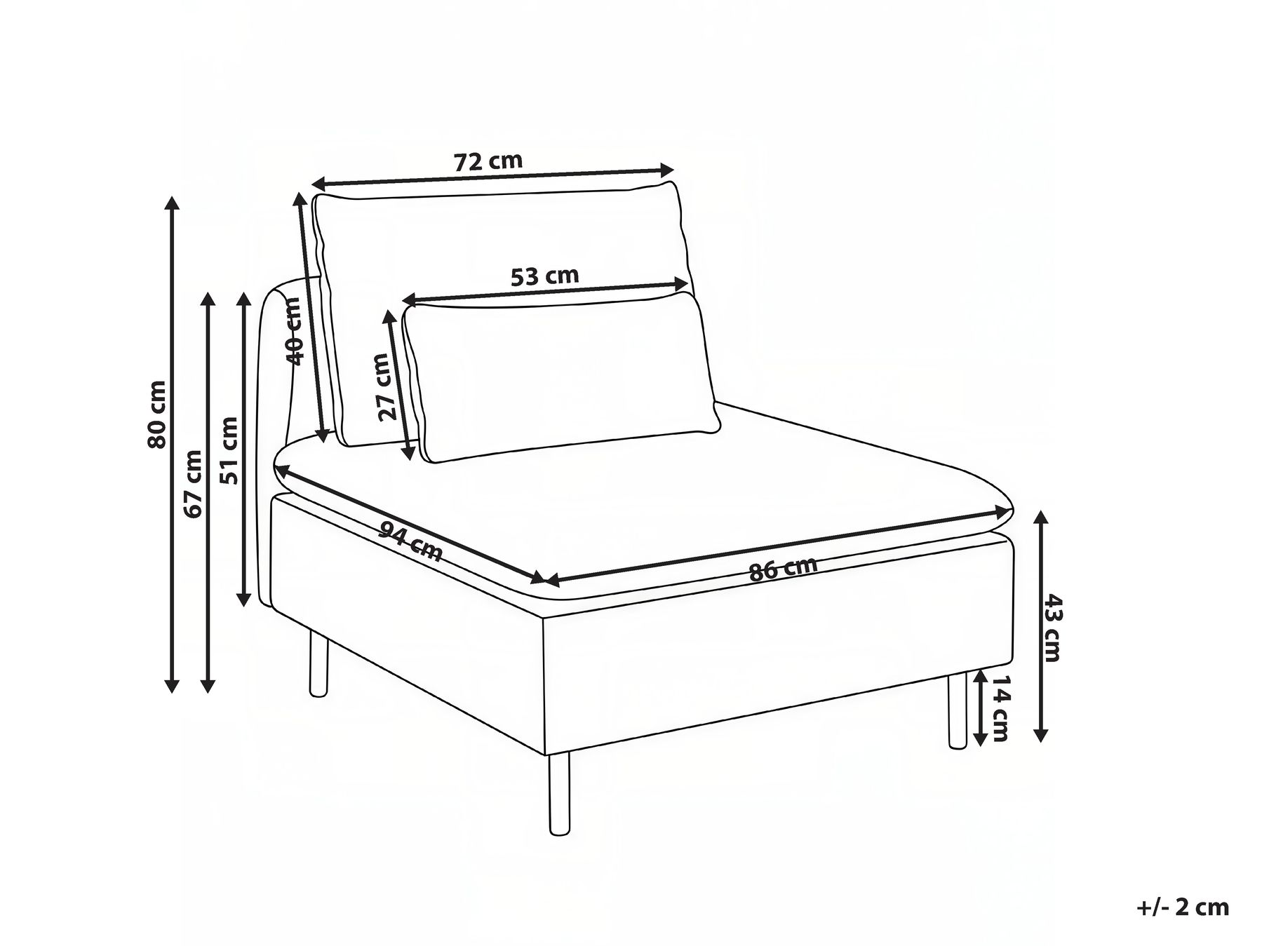 1-Seat Section EGERIS Corduroy Dark Green_1067047