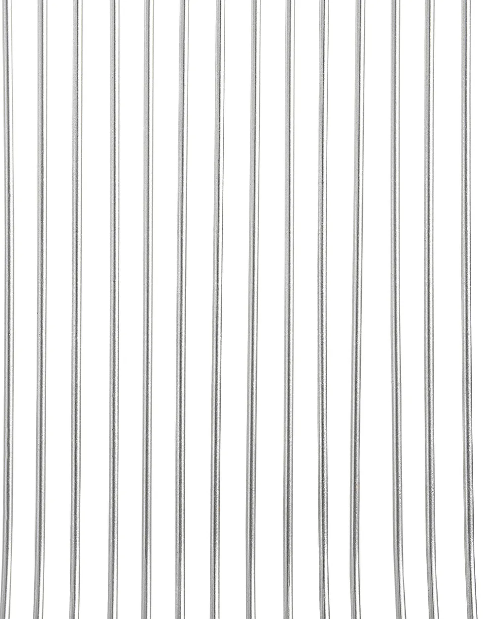Set of 2 Dining Chairs AURORA Metal Silver_702517