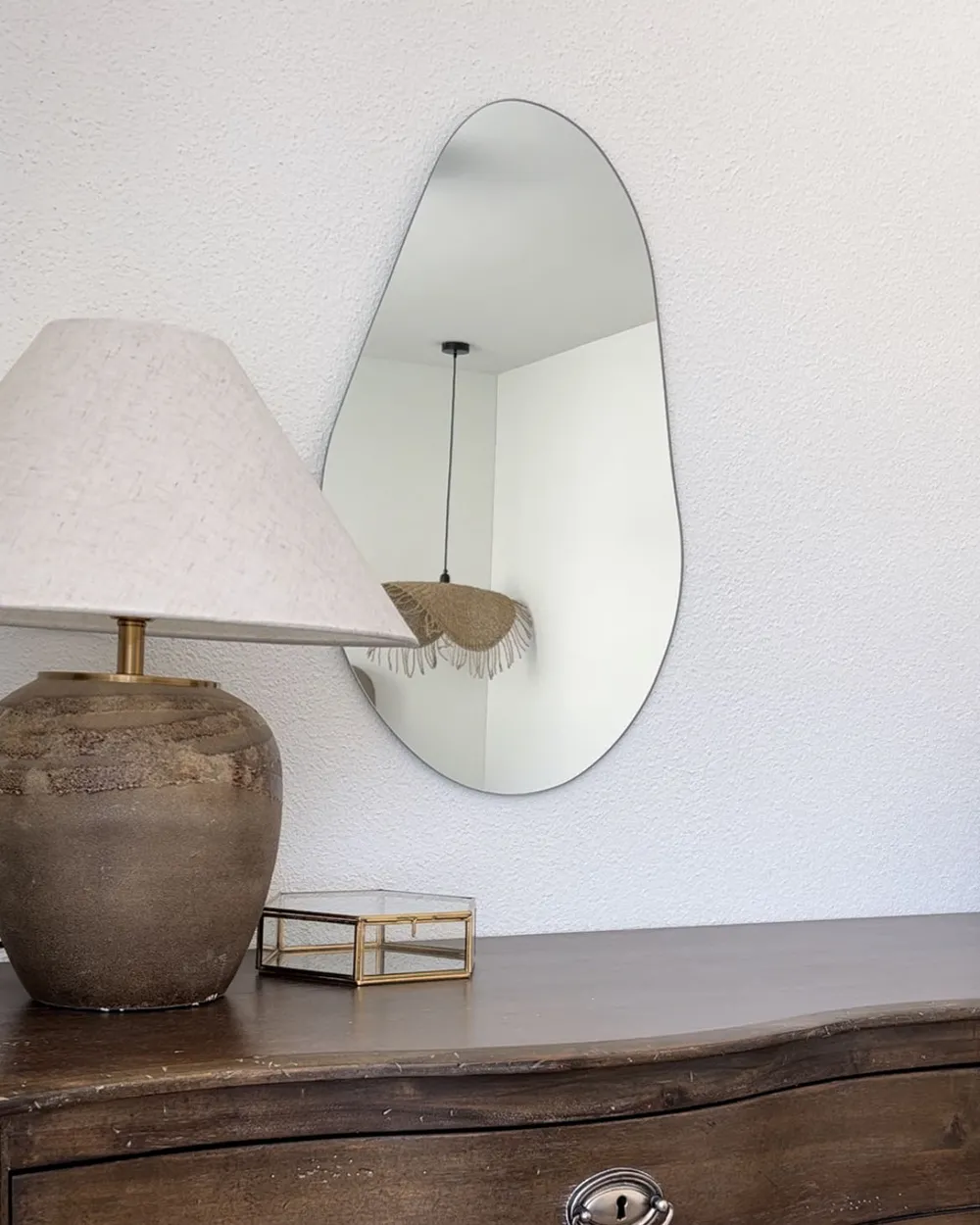 Wall Mirror AUBAGNE 40 cm 65 cm Silver_880897