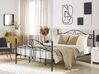 Bed Metal ANTLIA 180 x 200 cm (EU Super King) Black