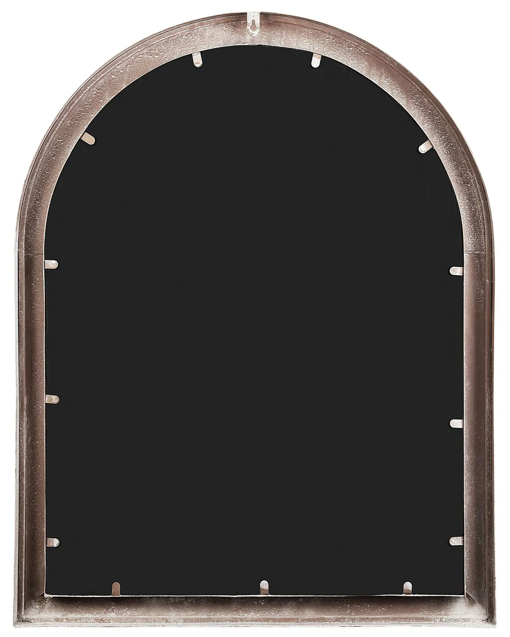 Väggspegel EMBRY 69 cm 88 cm Metall Beige_760085