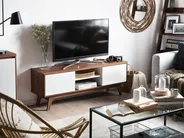 TV Stand ROCHESTER Brown/ White_444767