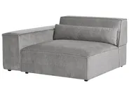 Modular Corner Sofa 3 Seater HELLNAR Fabric Grey Left Hand_911862