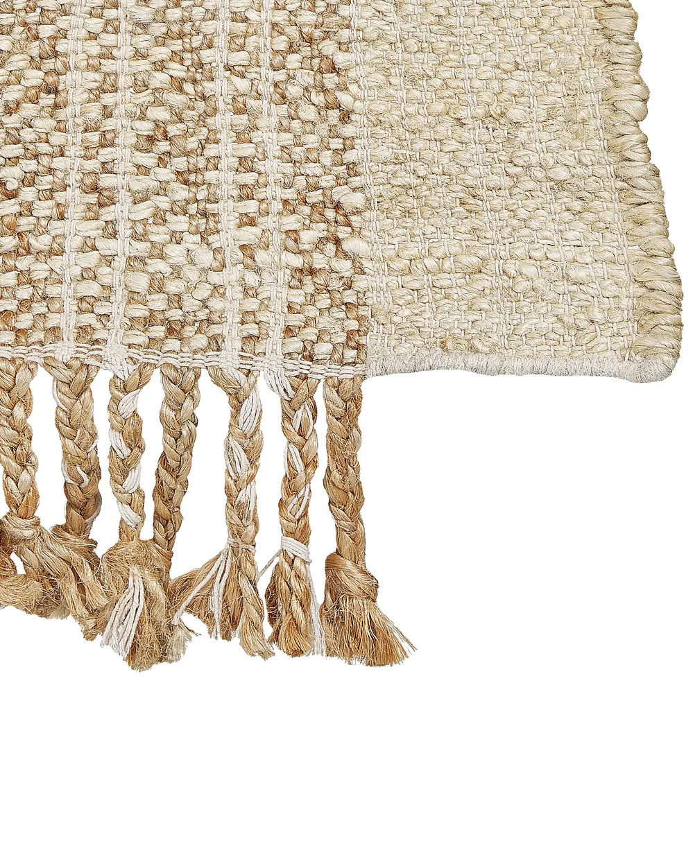 Rug ORTAOBA Beige 160 x 230 cm Jute_847739