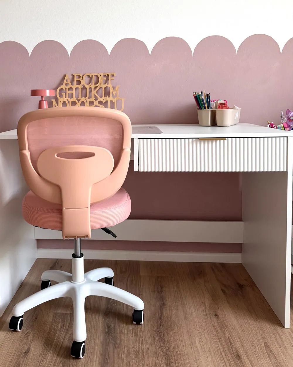 Home Office Desk LUTETIA 120 cm 60 cm White_1085882