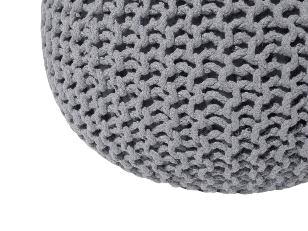 Pouffe CONRAD Cotton Grey_813923
