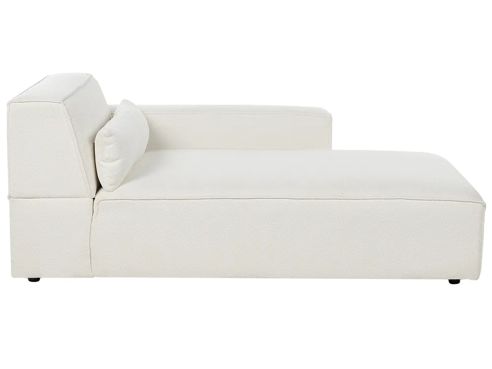 Modular Corner Sofa 3 Seater HELLNAR Boucle Off-White Left Hand_911373
