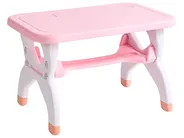 Kids Table with Chairs BOLLON Pink_1124283