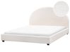 Waterbed Boucle VAUCLUSE 160 x 200 cm (EU King Size) Off-White