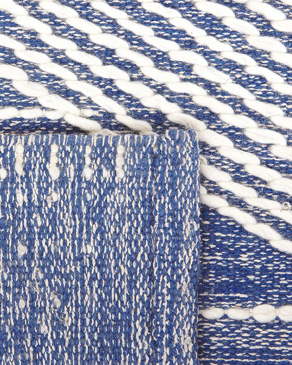 Rug DATCA Blue 140 x 200 cm Wool_830999
