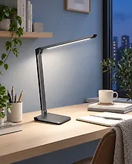 LED Desk Lamp PICTOR with Dimmer Dark Grey_1187158