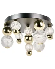 LED-taklampa SORA Glas Guld_1034037
