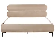 Bed Velvet LESSAY 180 x 200 cm (EU Super King) Taupe_982175