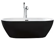 Freestanding Bathtub NEVIS 1600 x 750 mm Black_1150260