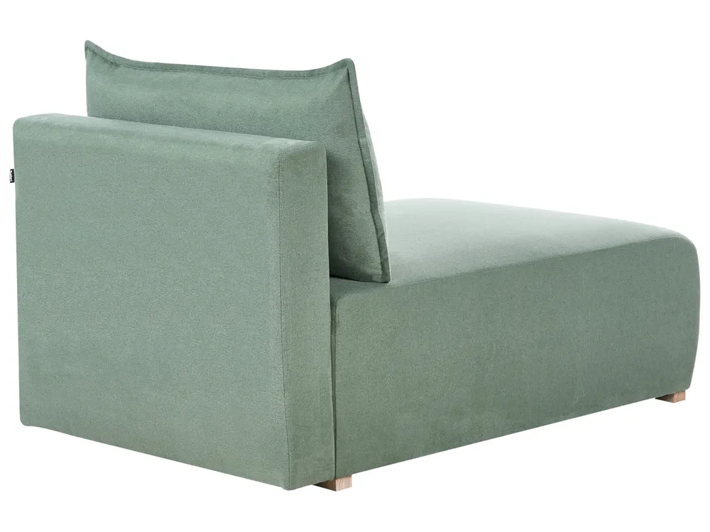 Modular Corner Sofa NERBO Fabric Light Green Left Hand_1035361