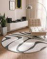 Rug HARTZ Grey/ White ø 160 cm