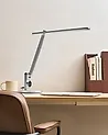 LED-skrivbordslampa CETUS med dimmer Silver