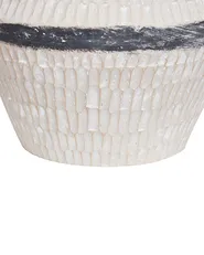 Flower Vase ARUNCUS 30 cm Ceramic Beige_937031