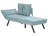 Left-Hand Chaise Longue ROCAMADOUR Fabric Light Blue_1029296