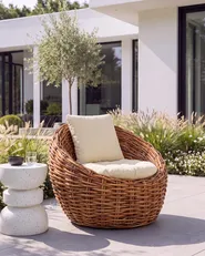 Garden Chair LERICI Rattan Natural_1131688
