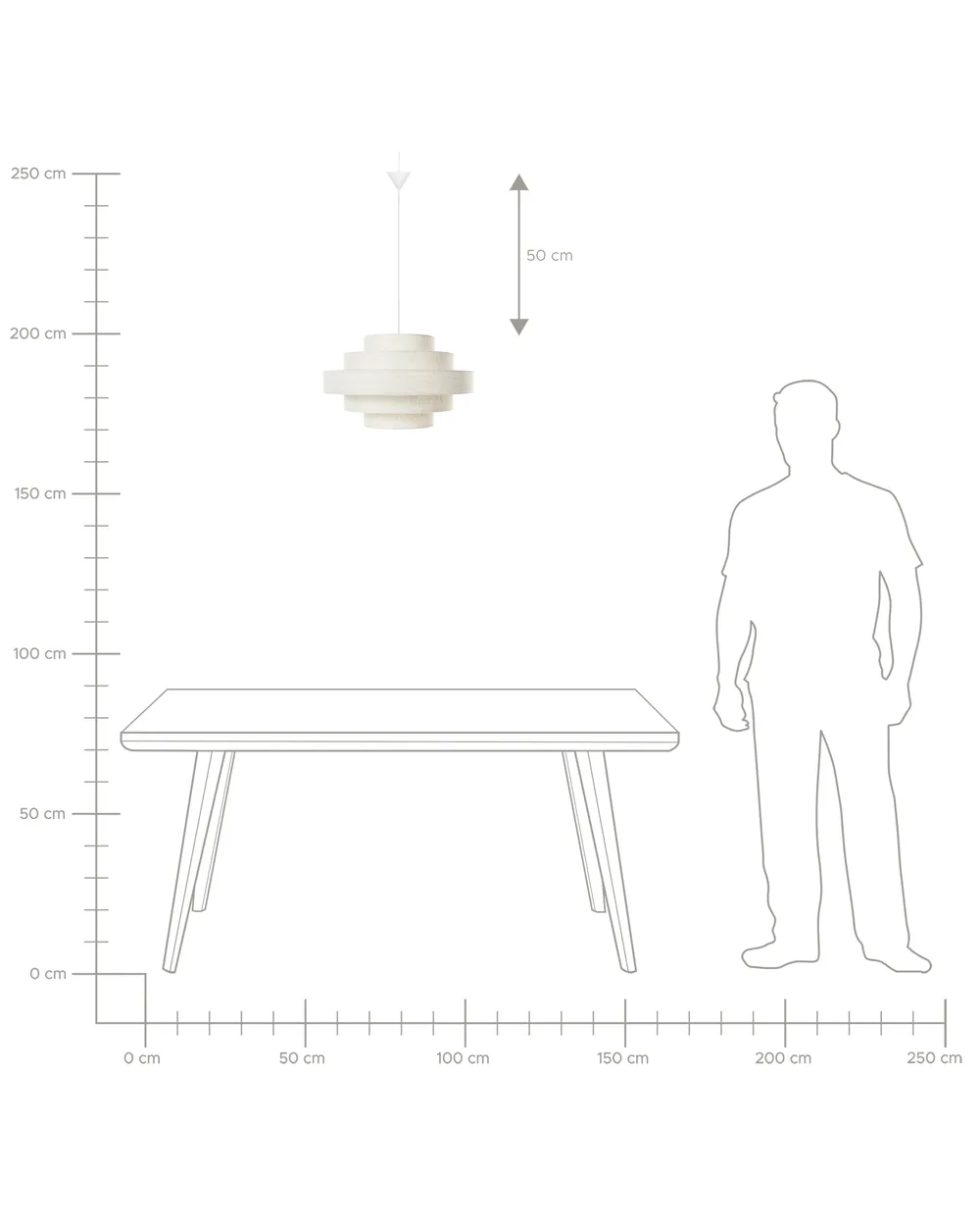 Pendant Lamp EREBATO Linen Off-White_955669