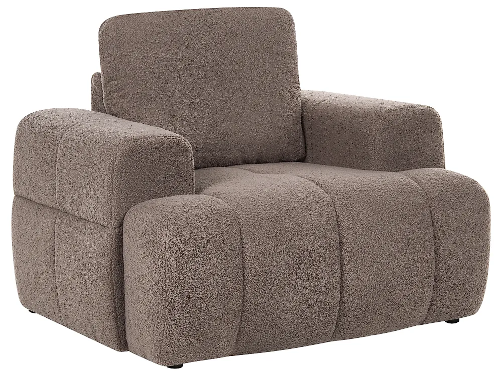 Sofagruppe 5-seters NARILLA Bouclé Gråbrun_1165073