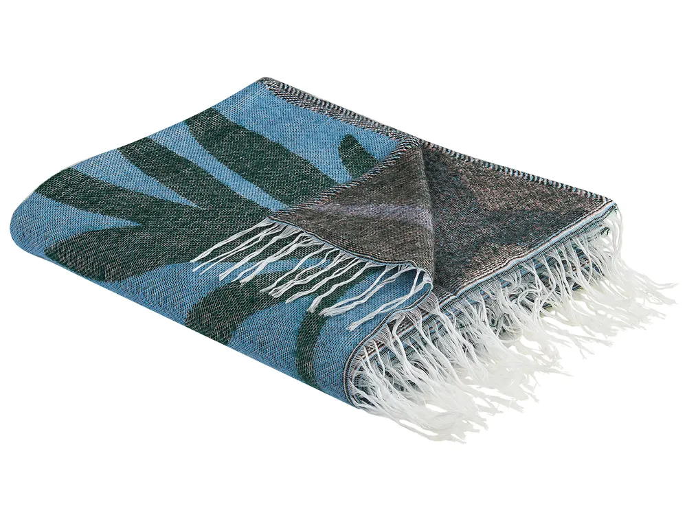 Blanket LIMGHA 130 x 170 cm Blue