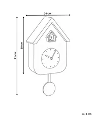 Pendulum clock BONNEVAL 24 cm with Cuckoo Green_1151109