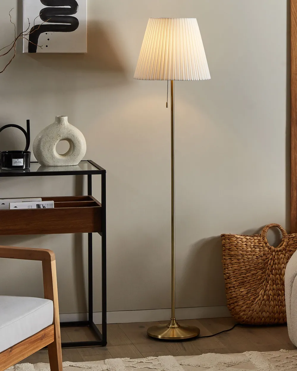 Floor Lamp TORYSA Metal Brass
