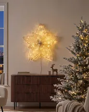 Outdoor Hanging Decoration LED HOFSOS 50 cm Star Silver_1082163