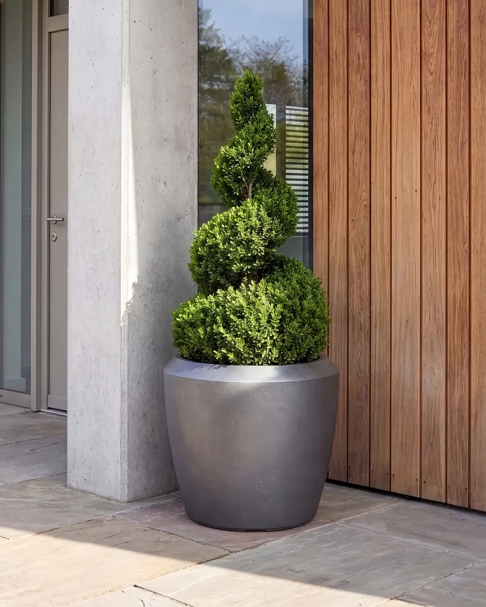 Plant Pot MYCENA 56 cm Grey_1124415
