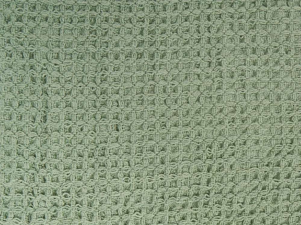 Bedspread CHAGYL Cotton 150 x 200 cm Green_1041175