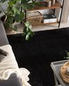 Shaggy Rug EVREN Black 160 x 230 cm