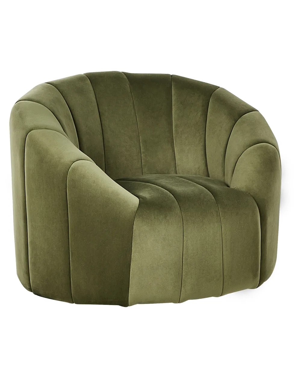 Armchair MALUNG Velvet Dark Green