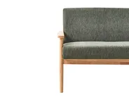 Sofa 3 Seater ESRUM Fabric Light Brown/ Green_1015831
