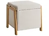 Förvaringspuff EDLAND 45 cm Ljusbeige