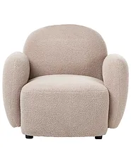 Living Room Set 6 Seater JULE Boucle Beige_1126001