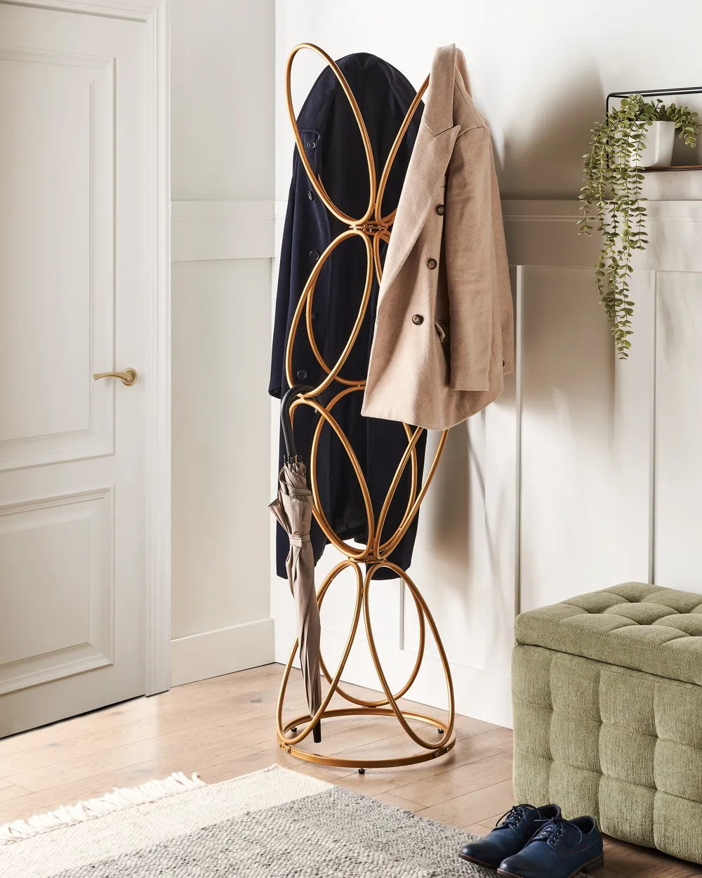 Coat Stand WALTERS Gold