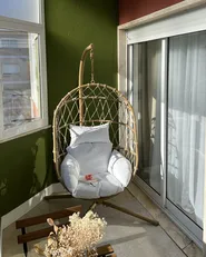 Riipputuoli jalustalla ADRIA Metalli Beige_946544