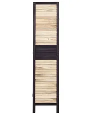 Tilanjakaja 4 paneelia BRENNERBAD 164 cm 170 cm Ruskea/musta_874068