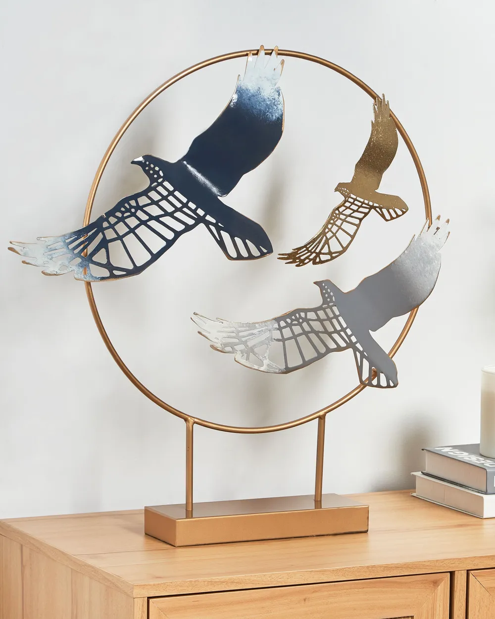 Figurine Bird SAMARIUM Metal Gold