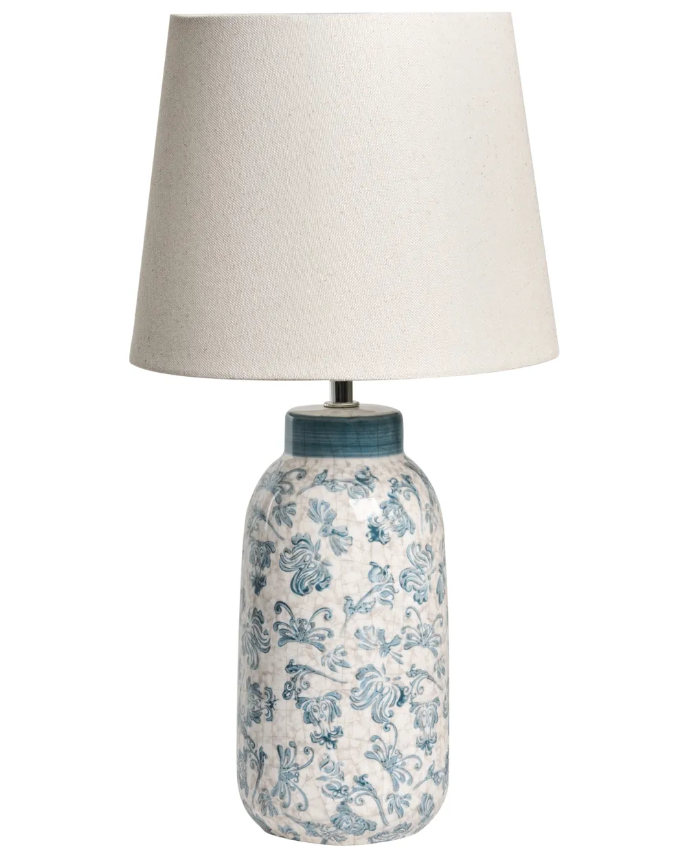 Table Lamp LEMPA Ceramic White/ Blue