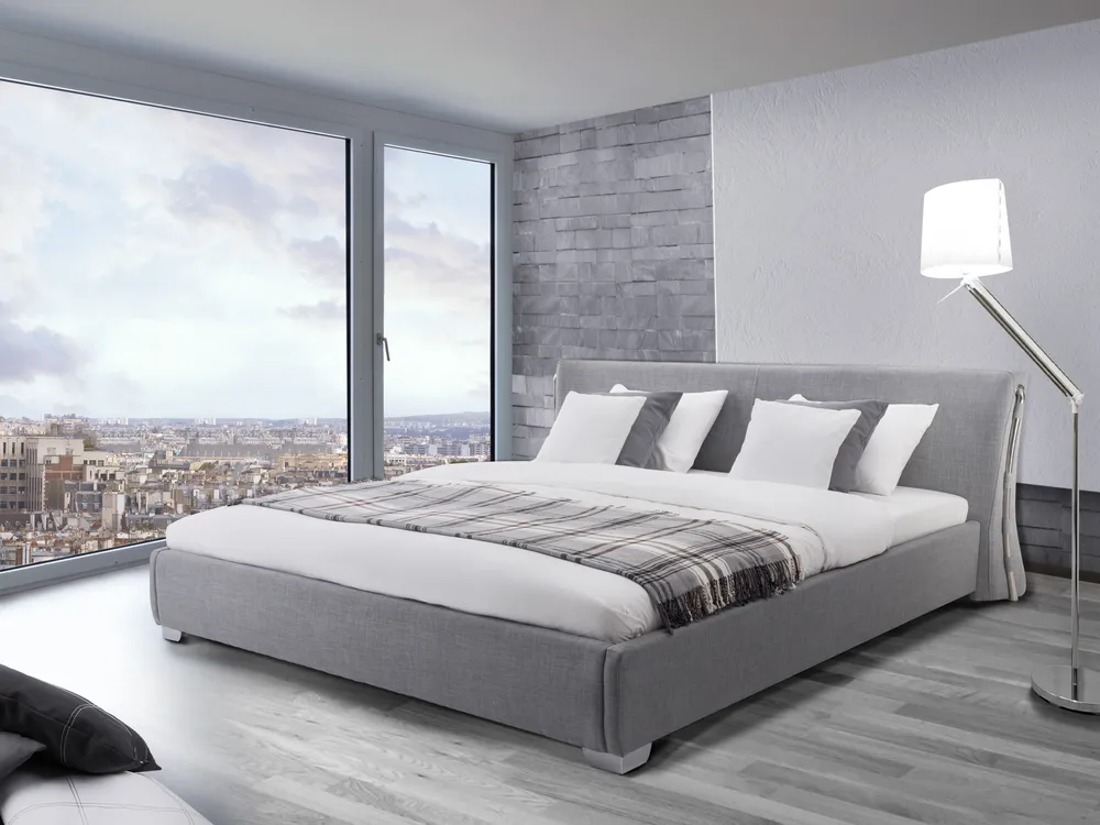 Waterbed Fabric PARIS 140 x 200 cm (EU Double) Grey