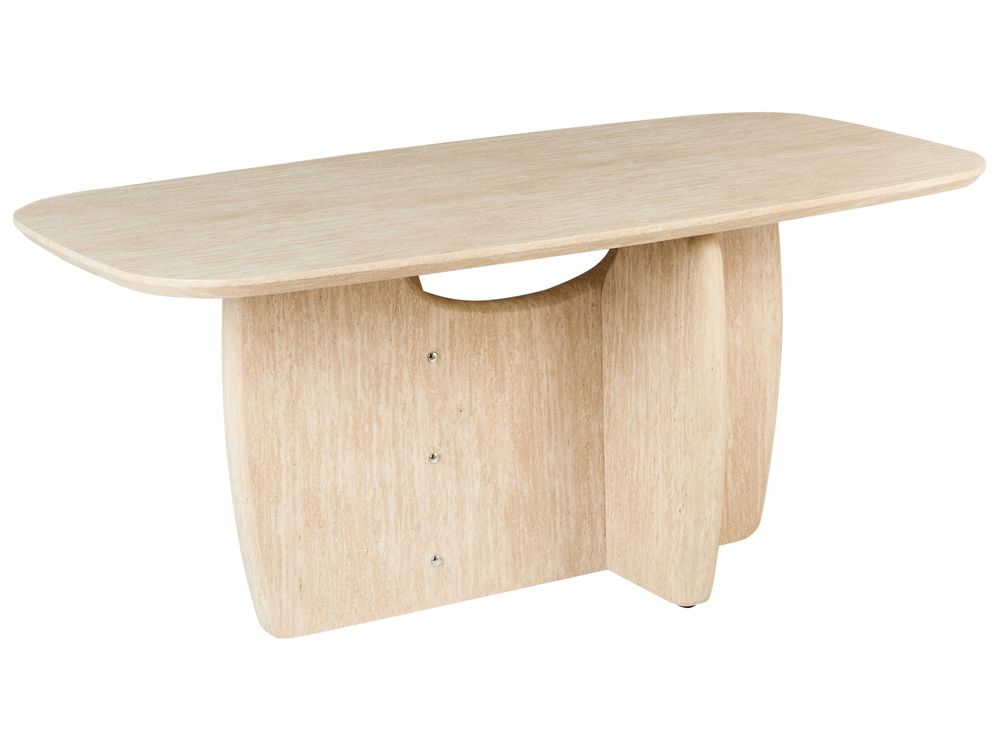 Ruokapöytä TRAVERS Travertiinikuvio 180 cm 90 cm