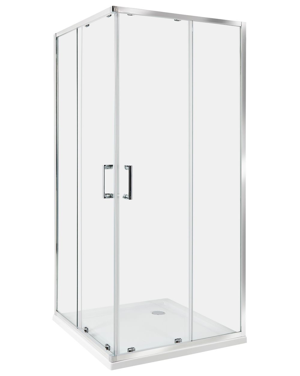Suihkunurkka TELA 90 x 90 x 185 cm Hopea