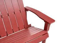 Puutarhapenkki ADIRONDACK 125 cm Punainen_1011805